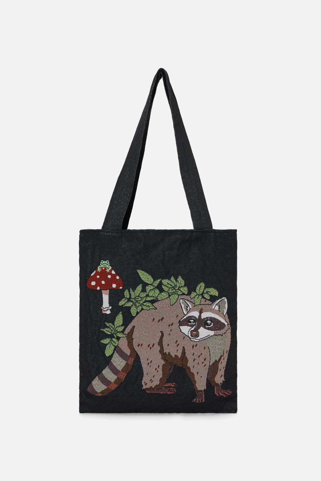 Dangerfield - Haus of Raccoon Tote - black
