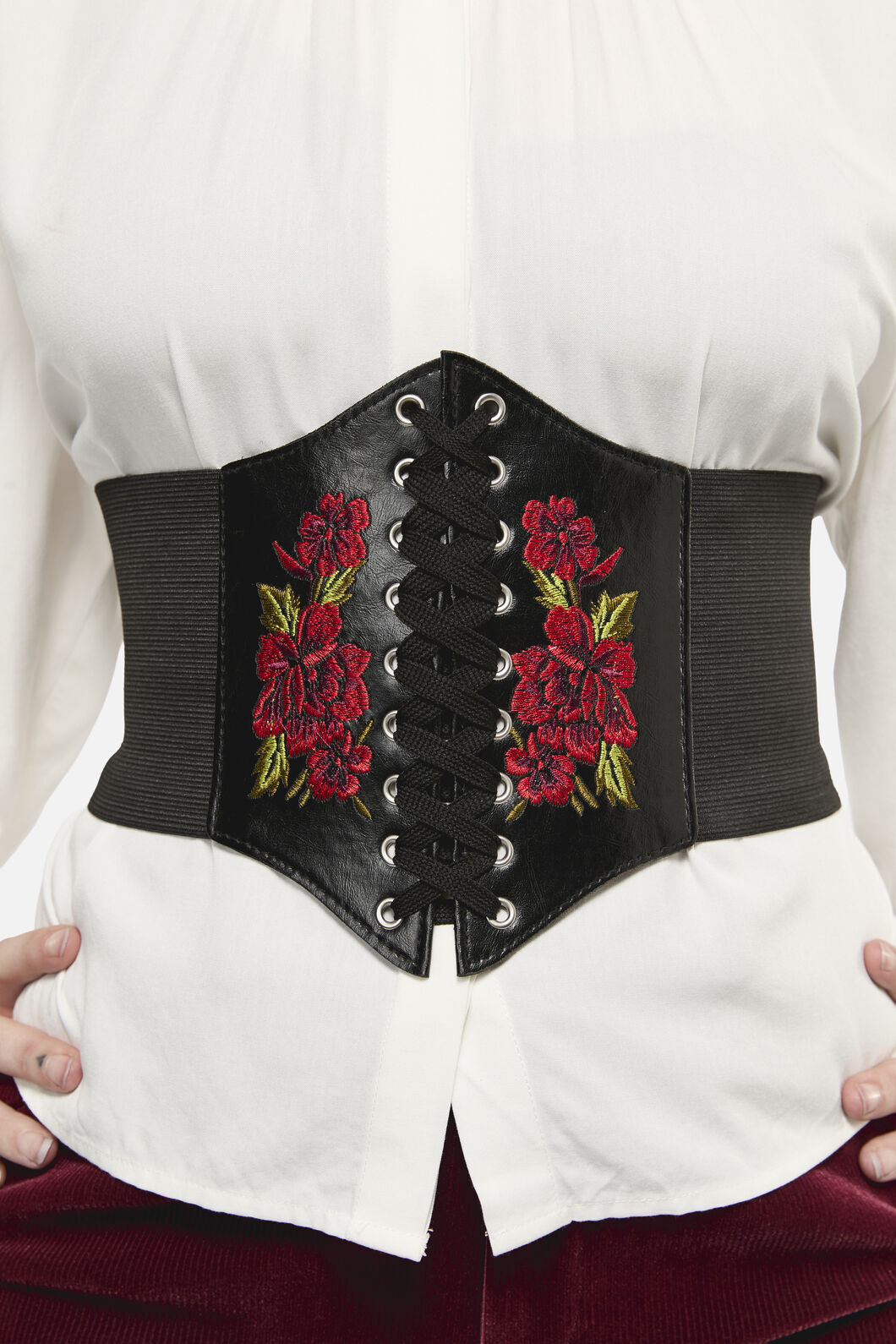 Dangerfield - Roses Corset Belt - black