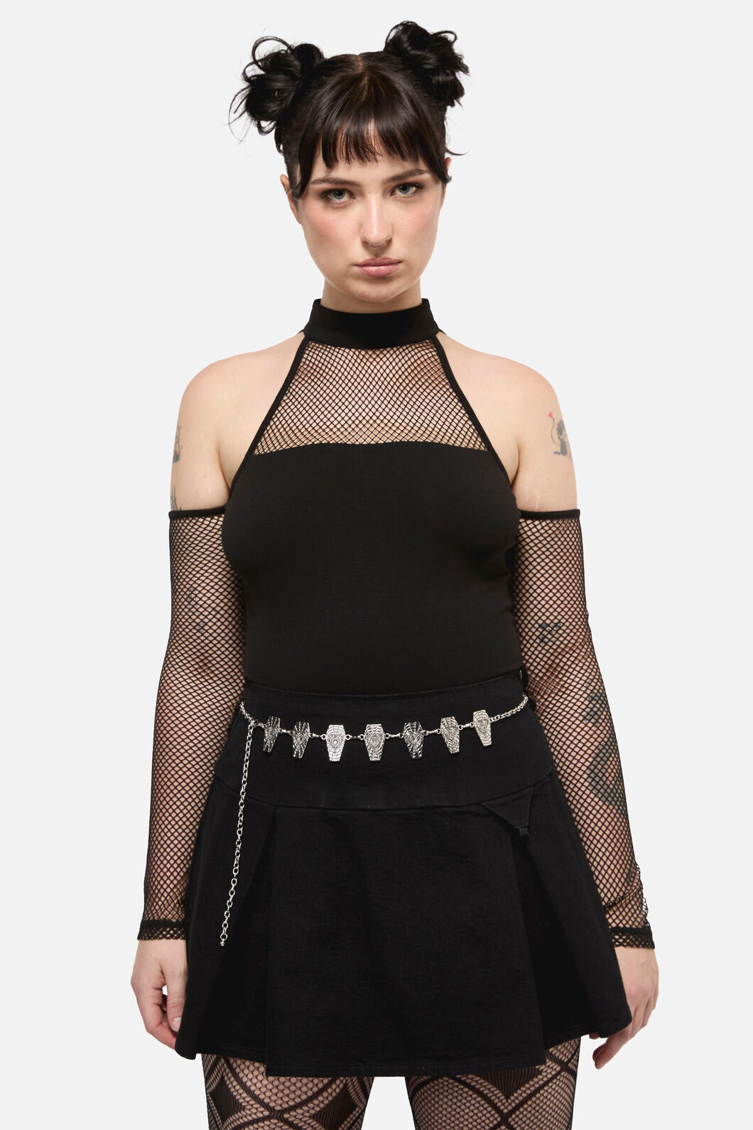 Dangerfield - Coffin Chain Belt - silver