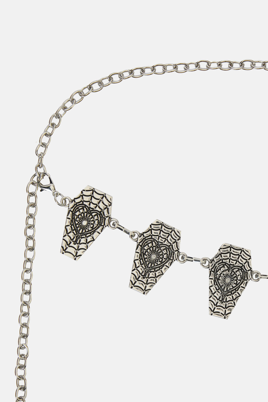 Dangerfield - Coffin Chain Belt - silver