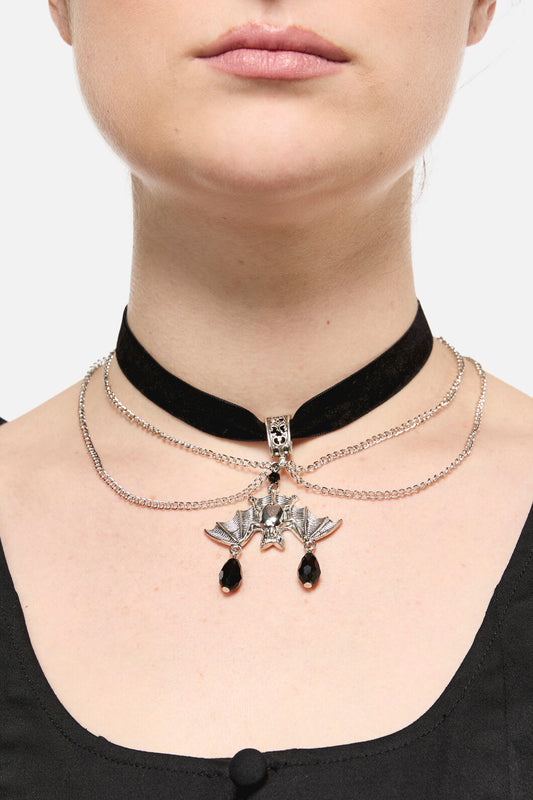 Dangerfield - Bat Chain Choker - black