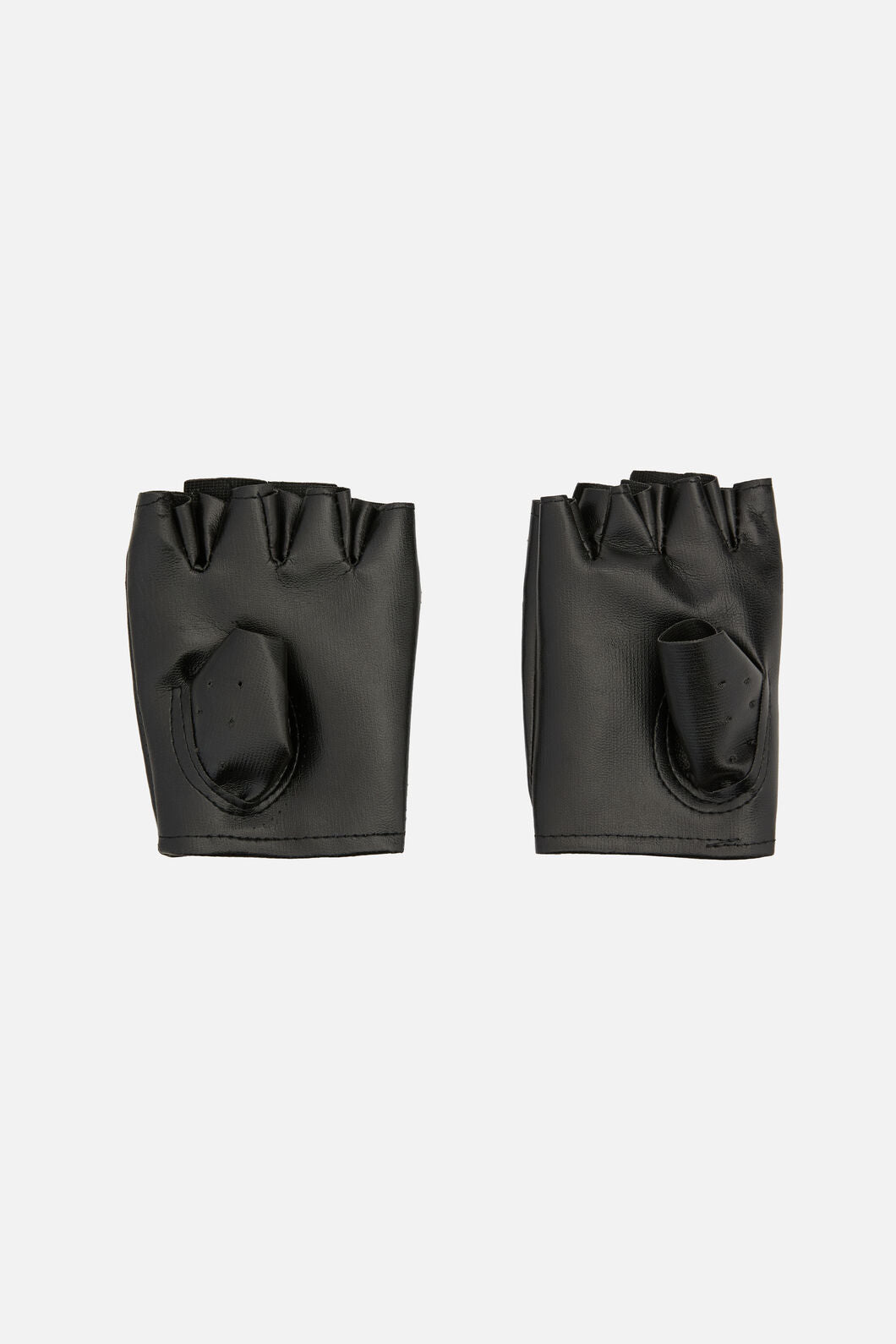 Dangerfield - Round Stud Faux Leather Gloves - black