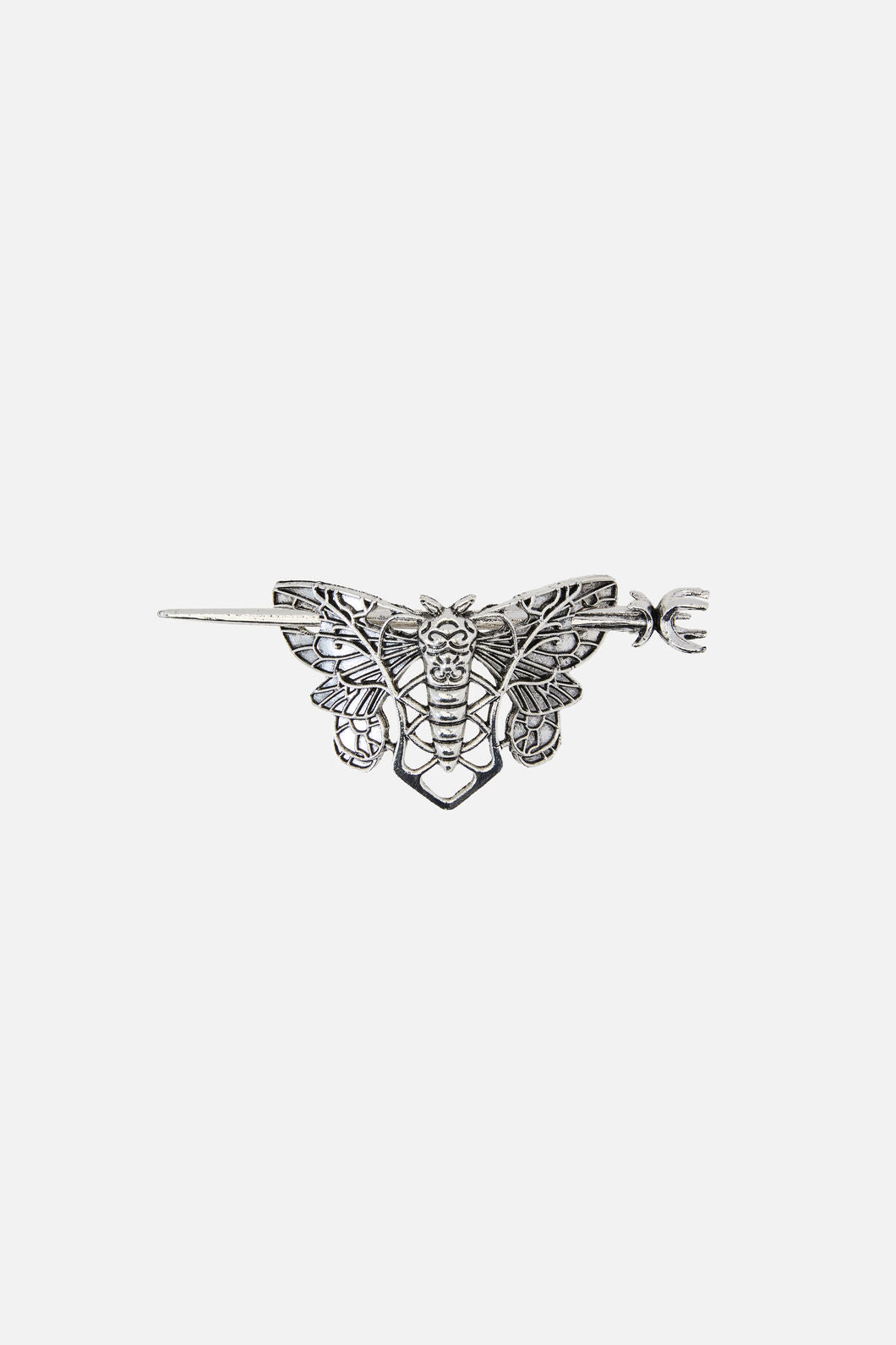 Dangerfield - Moth Hair Pin - silver