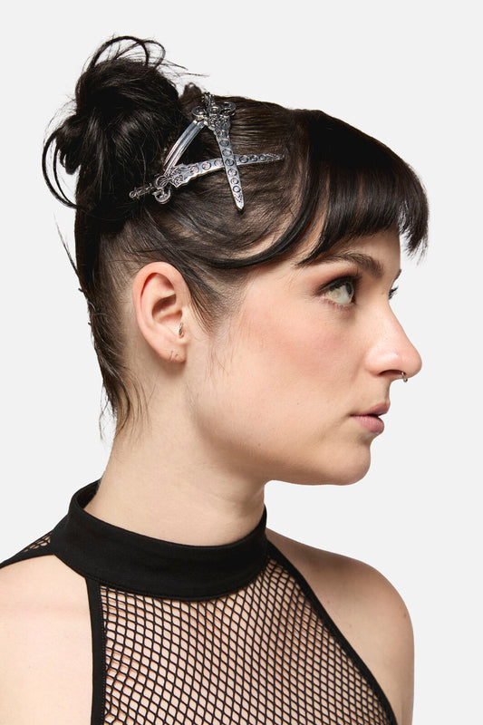 Dangerfield - Sword Hair Pin - silver