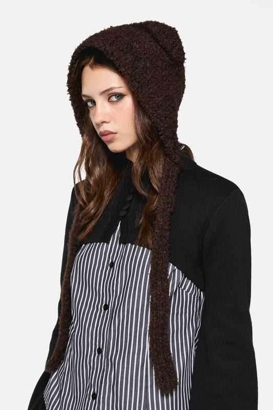 Dangerfield - Snuggly Ears Hat - chocolate