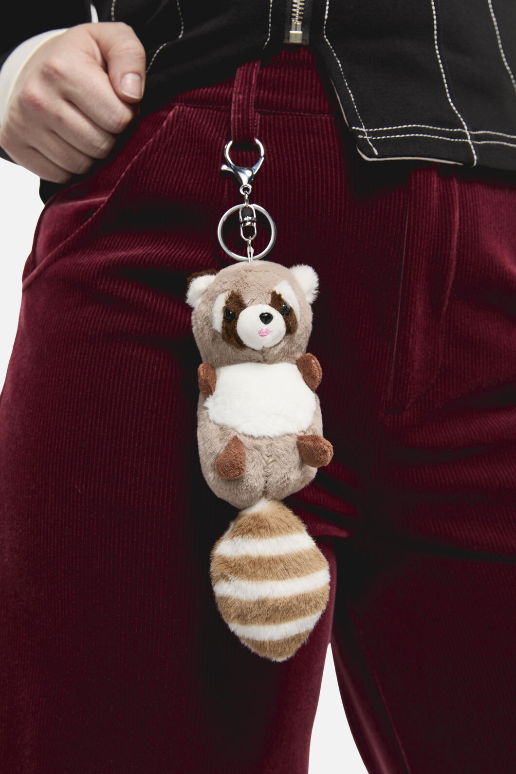 Dangerfield - Raccoon Bag Charm - tan