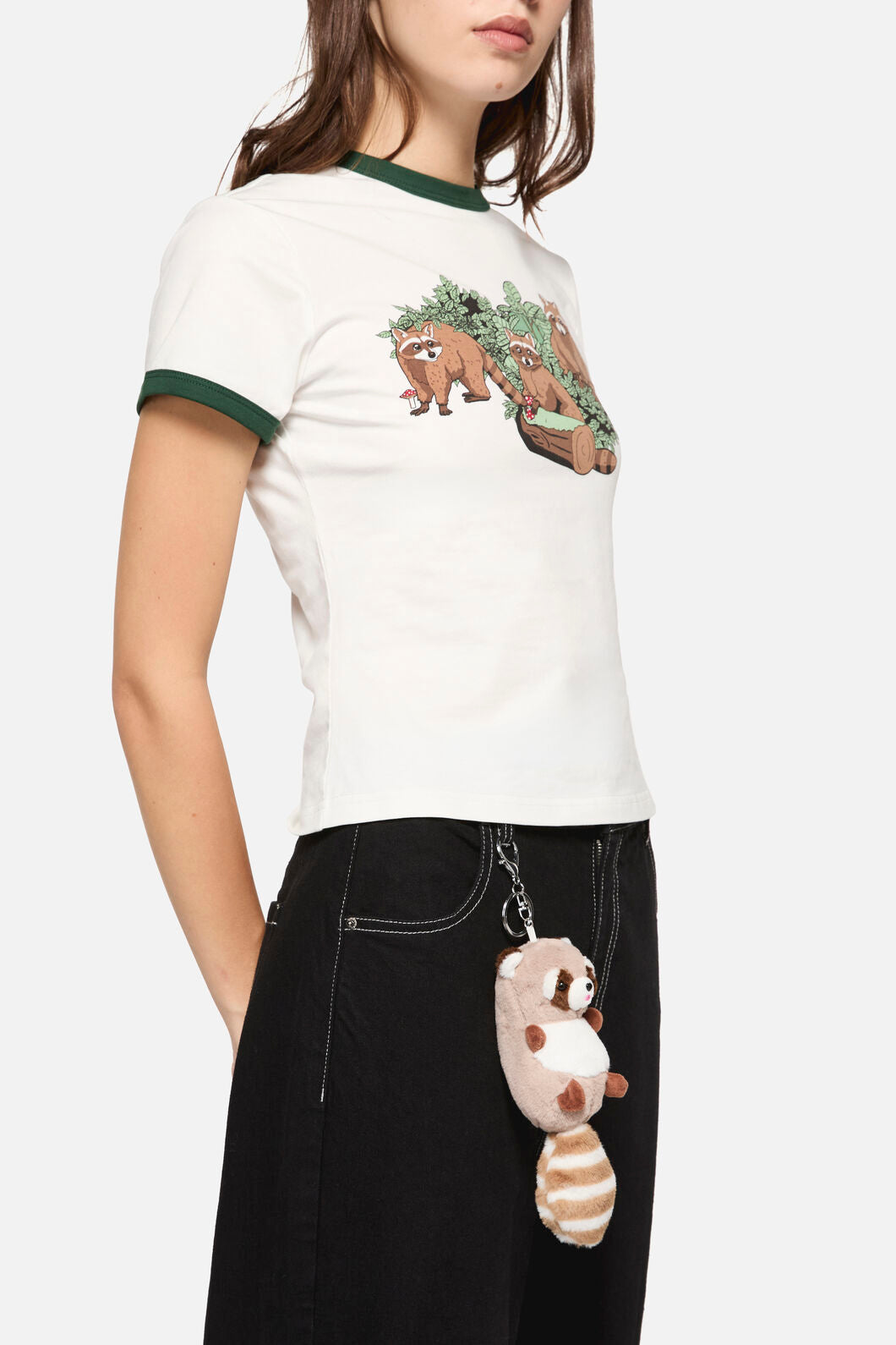 Dangerfield - Raccoon Bag Charm - tan