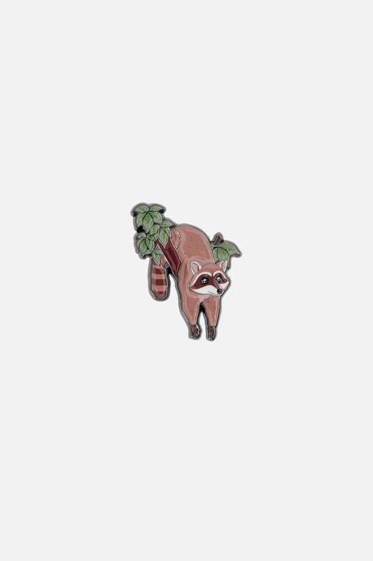 Dangerfield - Raccoon Pin - chocolate