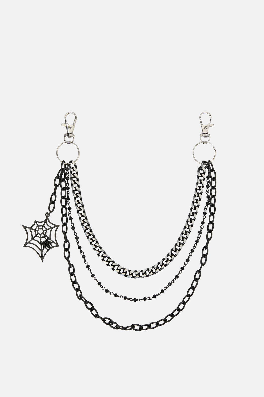 Dangerfield - Jean Chain with Spiderweb - black