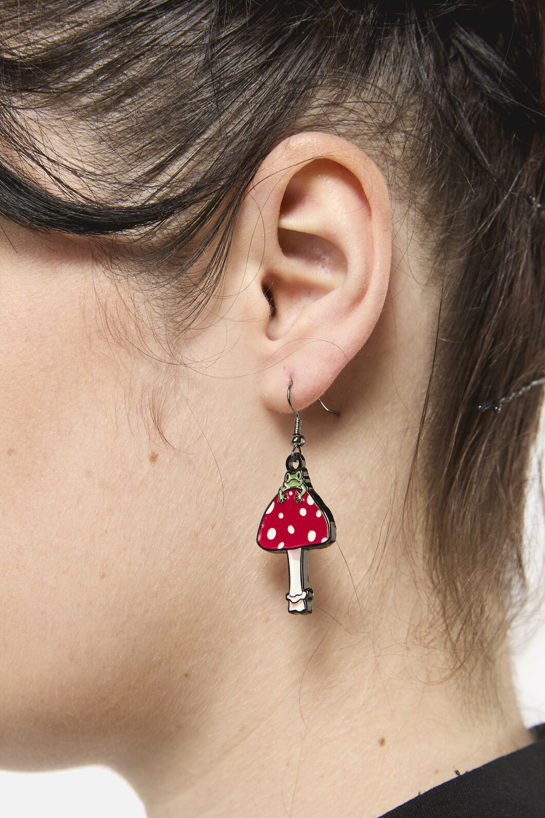 Dangerfield - Frog Shroom Earrings - red