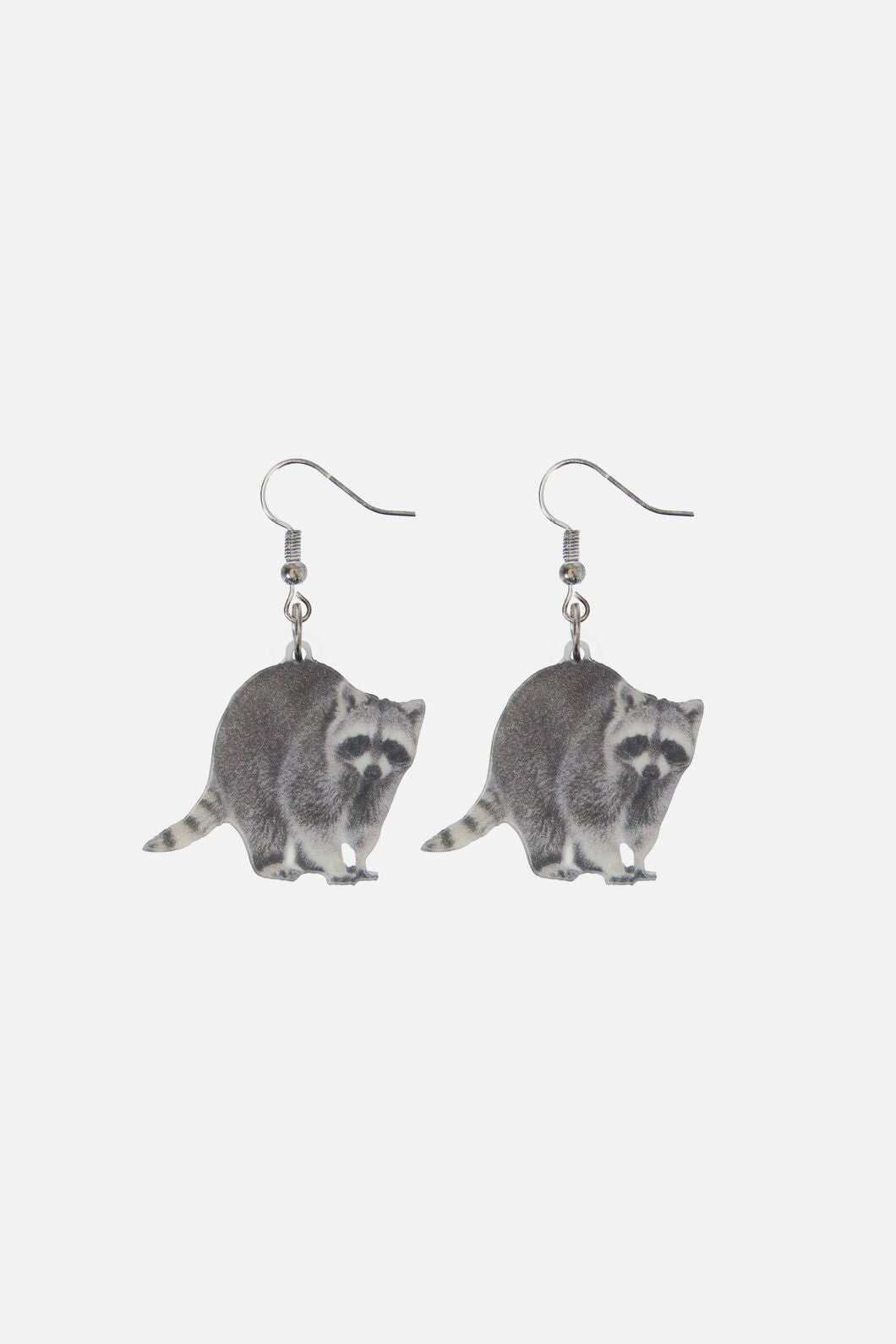 Dangerfield - Raccoon Earrings - grey
