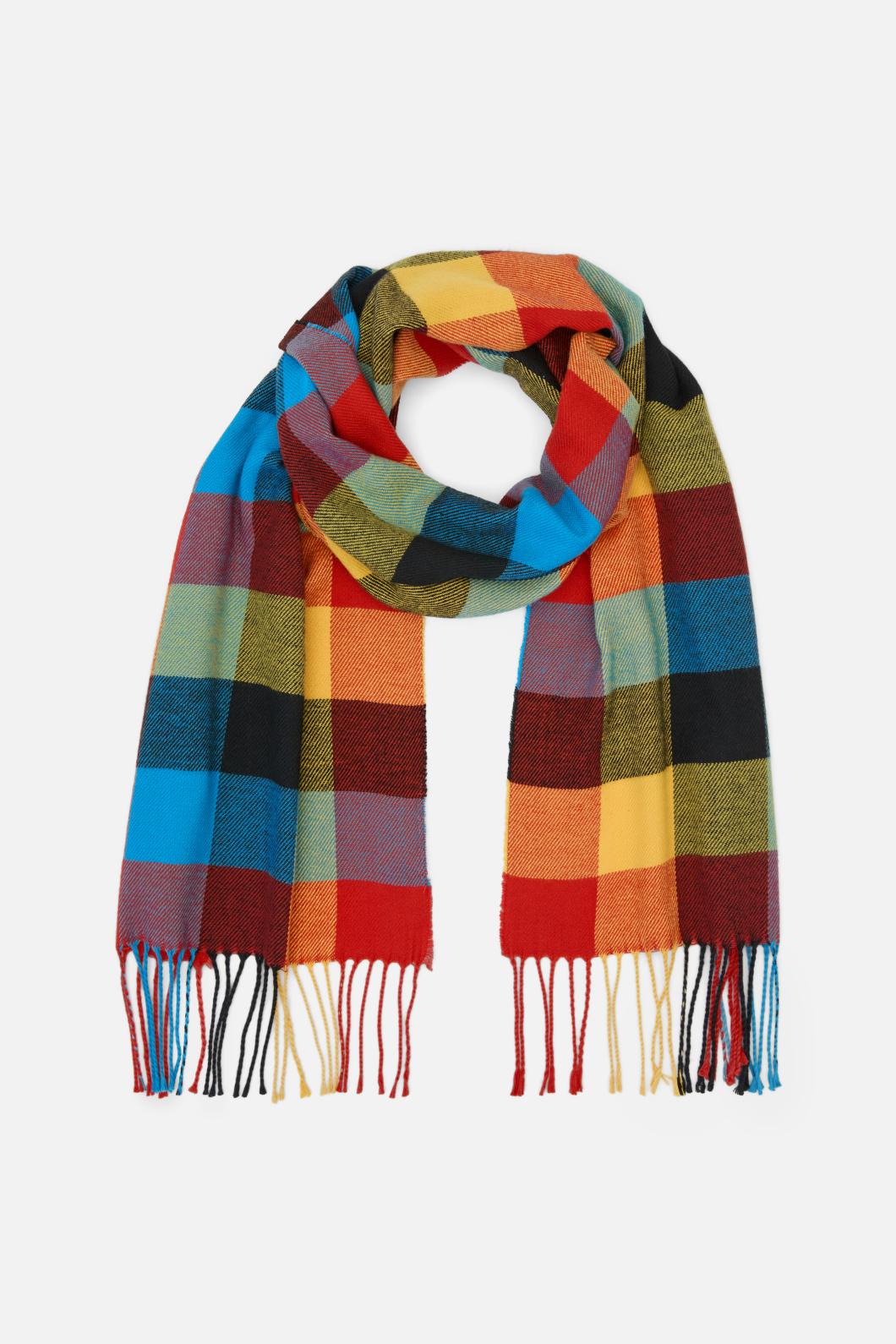 Dangerfield - Coloured Check Scarf - multi