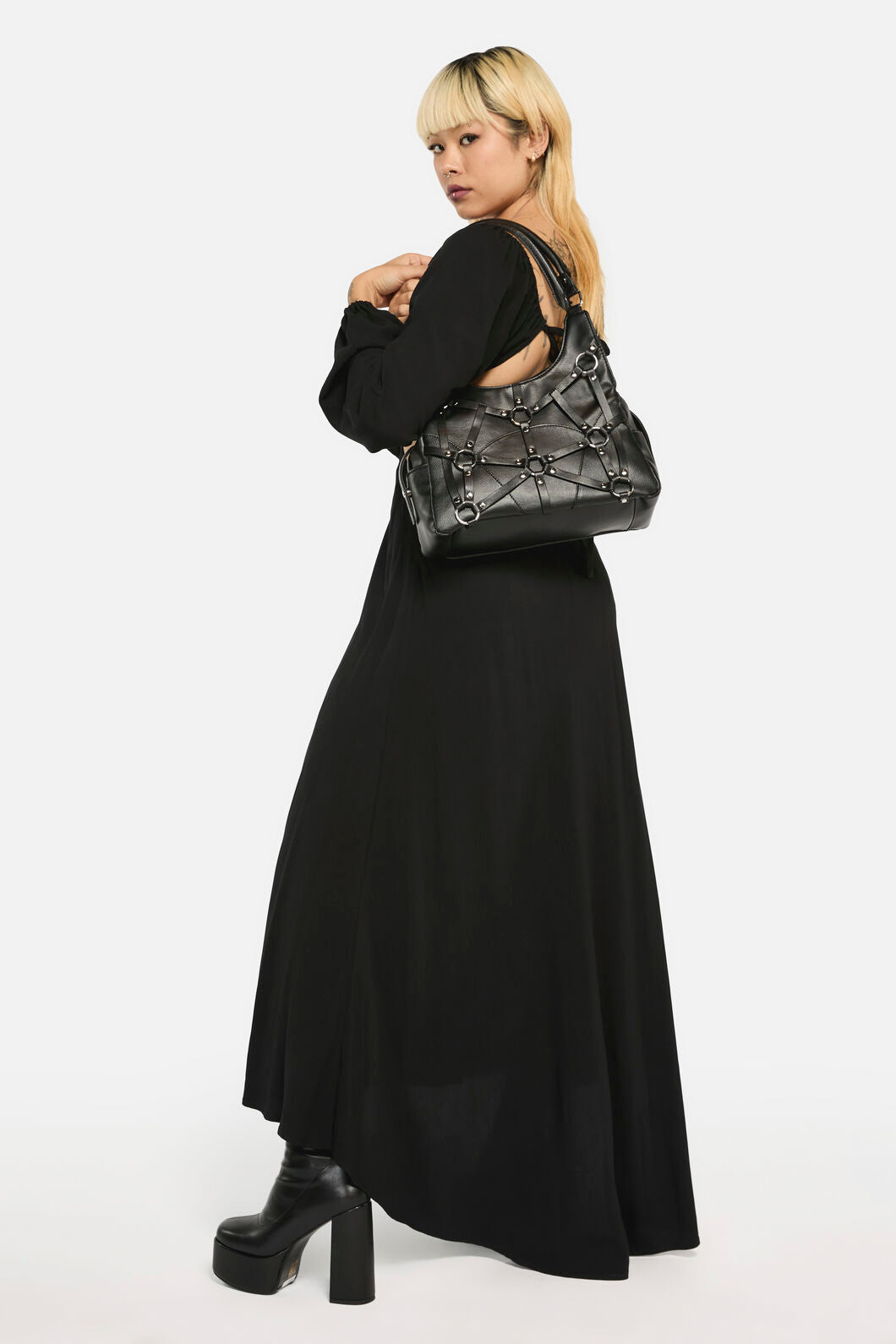 Dangerfield - Strapped Up Shoulder Bag - black