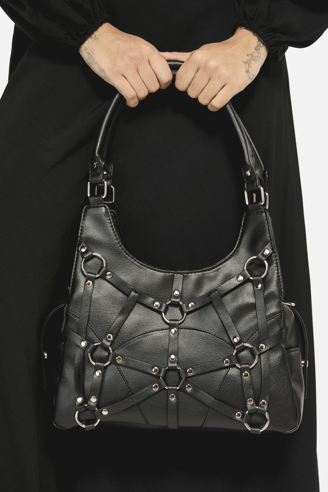 Dangerfield - Strapped Up Shoulder Bag - black