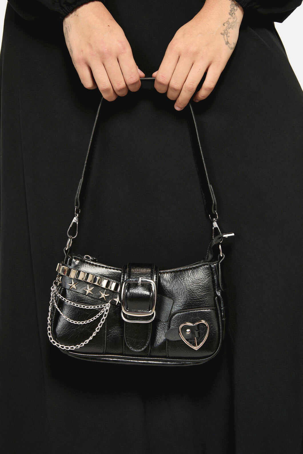 Dangerfield - Chain Buckle Bag - black