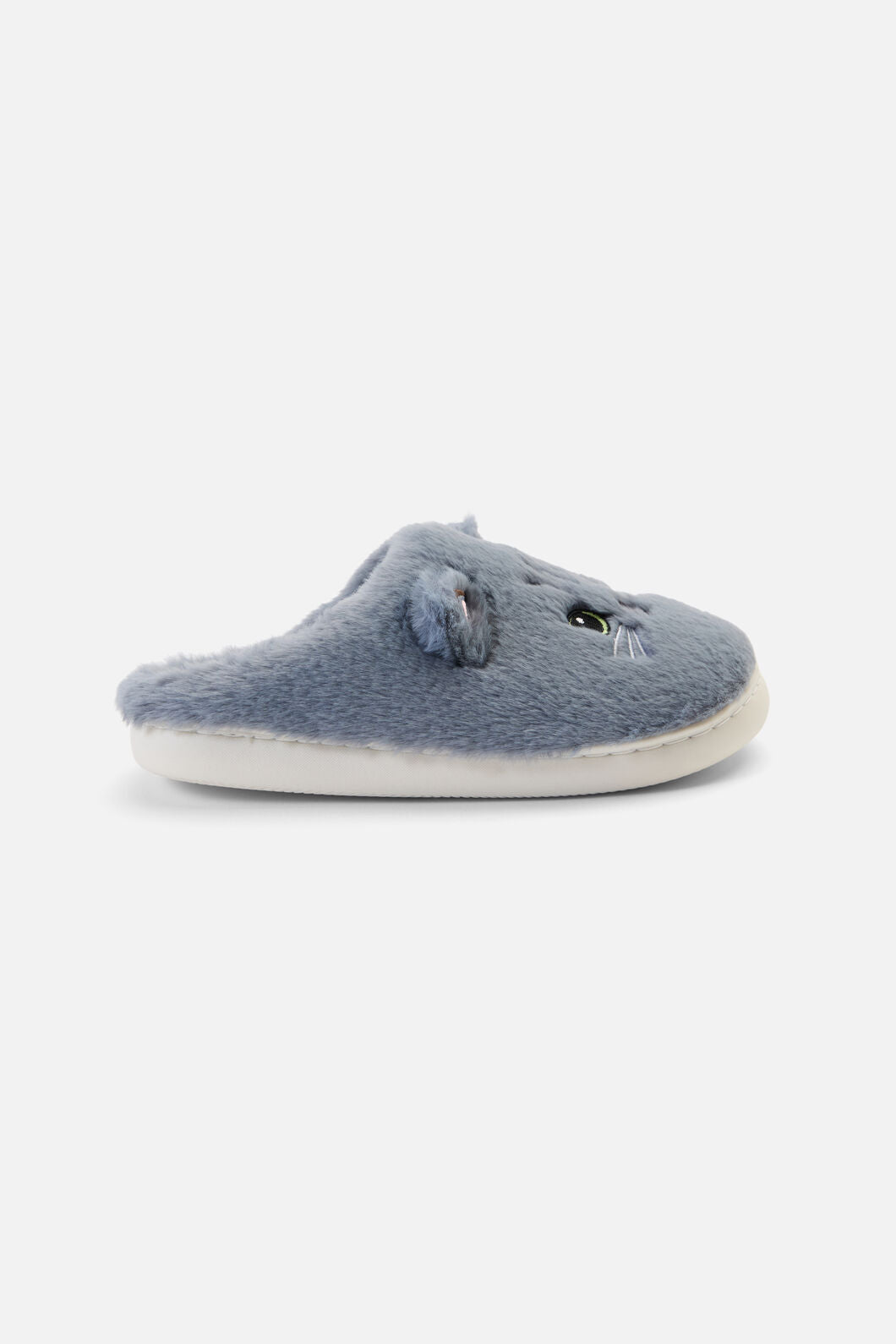 Dangerfield - Plush Cat Slippers - grey