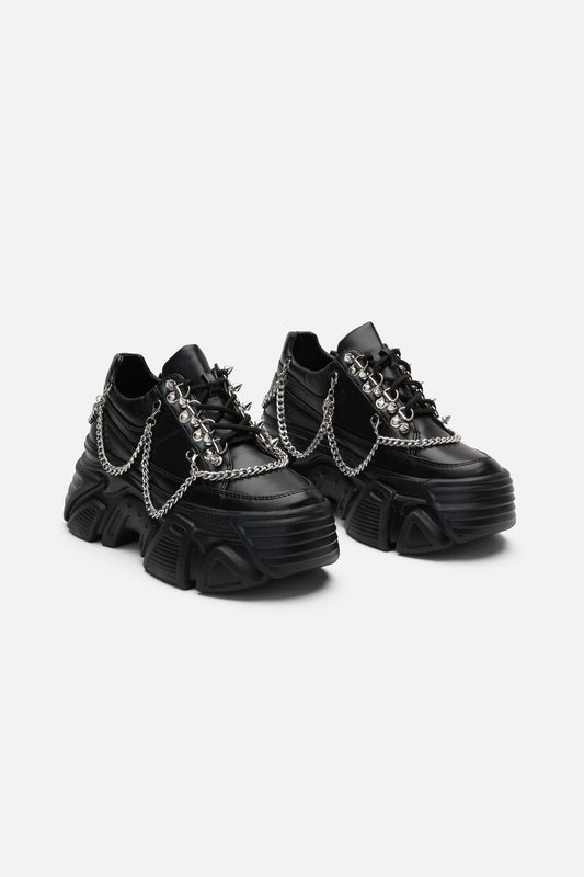 Dangerfield - Studded Sneaker - black