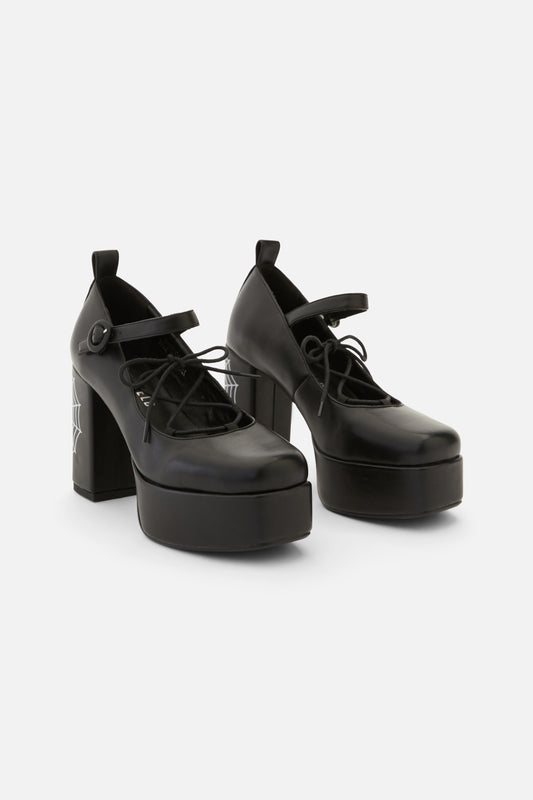 Dangerfield - Spider Web Heel - black