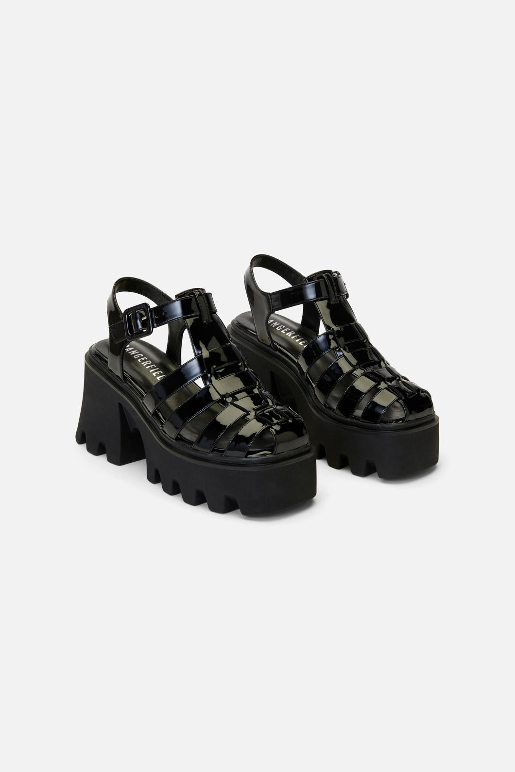 Dangerfield - Patent Summer Shoe - black