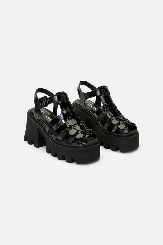 Dangerfield - Patent Summer Shoe - black