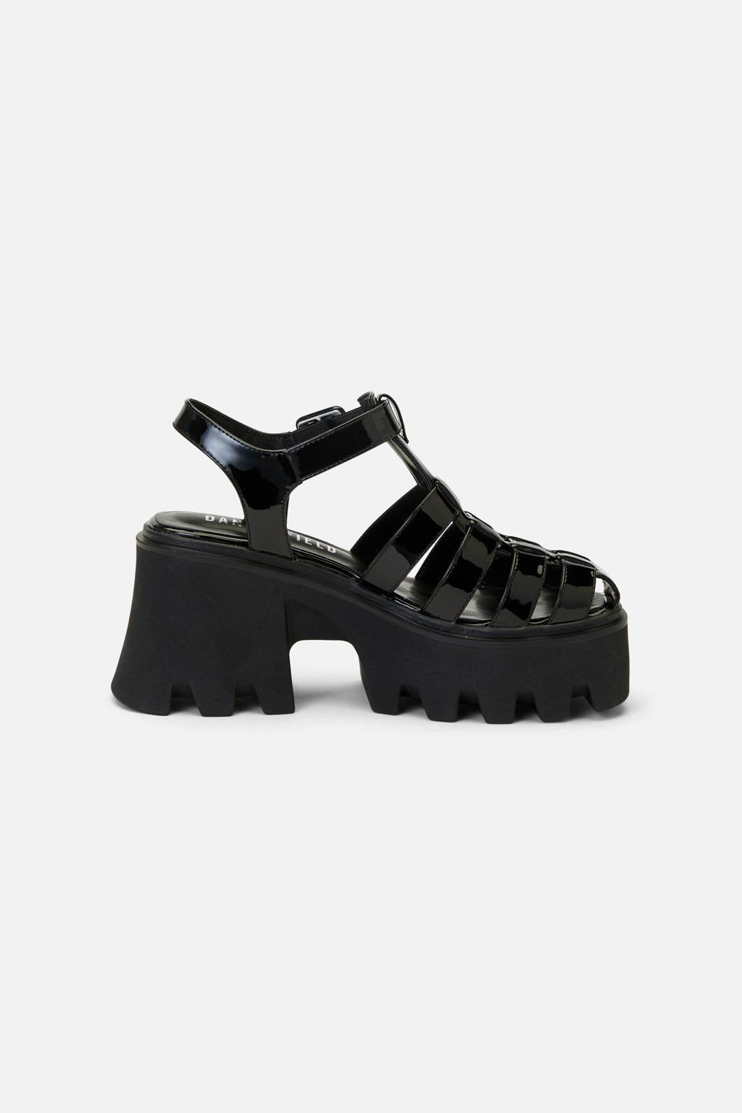 Dangerfield - Patent Summer Shoe - black