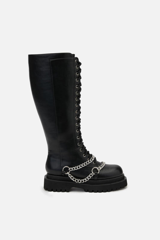Dangerfield - Chain Kee High Boot - black