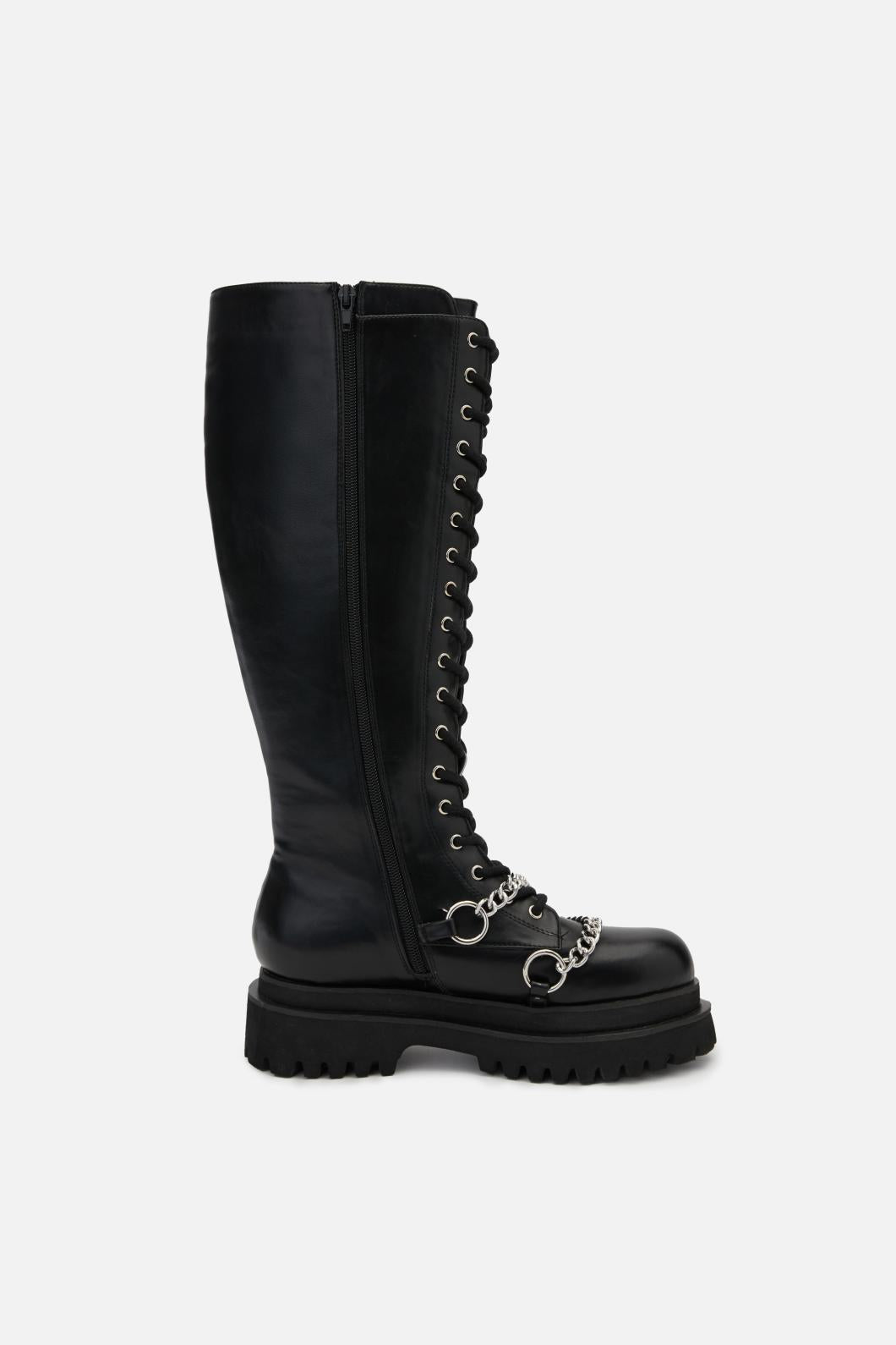 Dangerfield - Chain Kee High Boot - black
