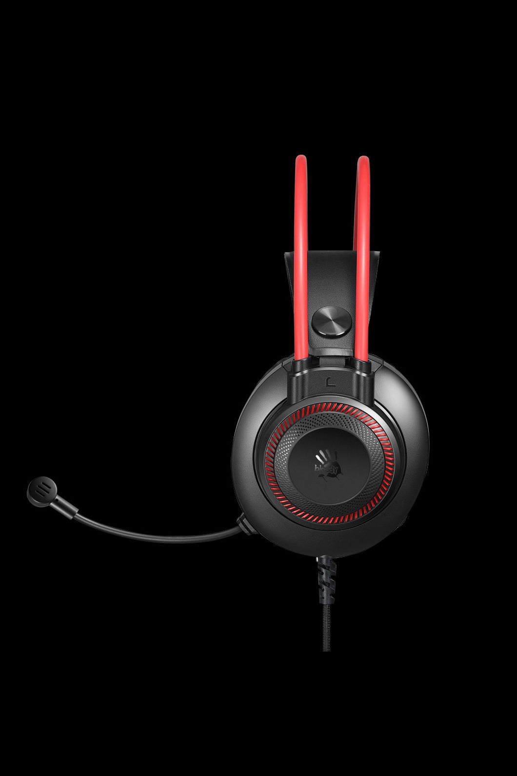 BLOODY - G200S Neon USB Headphone - black-red