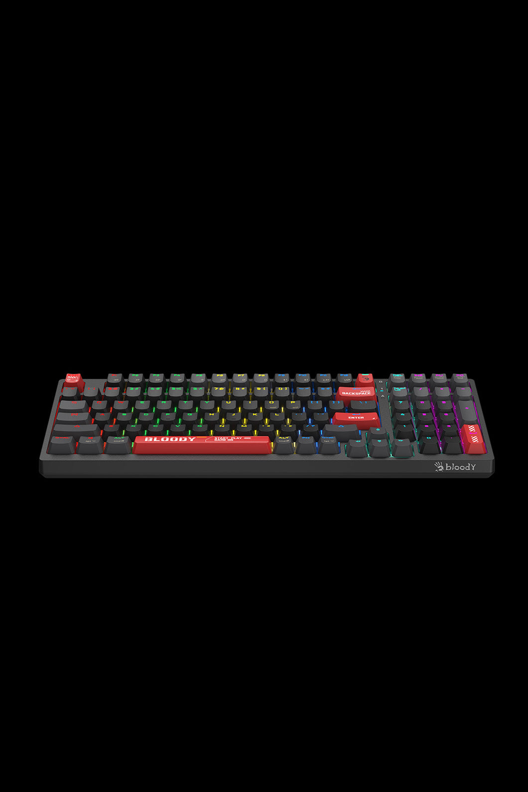 BLOODY - WS98 Dual Core Mechanical Keyboard - bloody-red