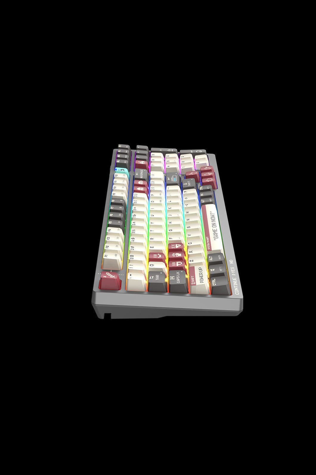 BLOODY - WS98 Dual Core Mechanical Keyboard - pixels-red