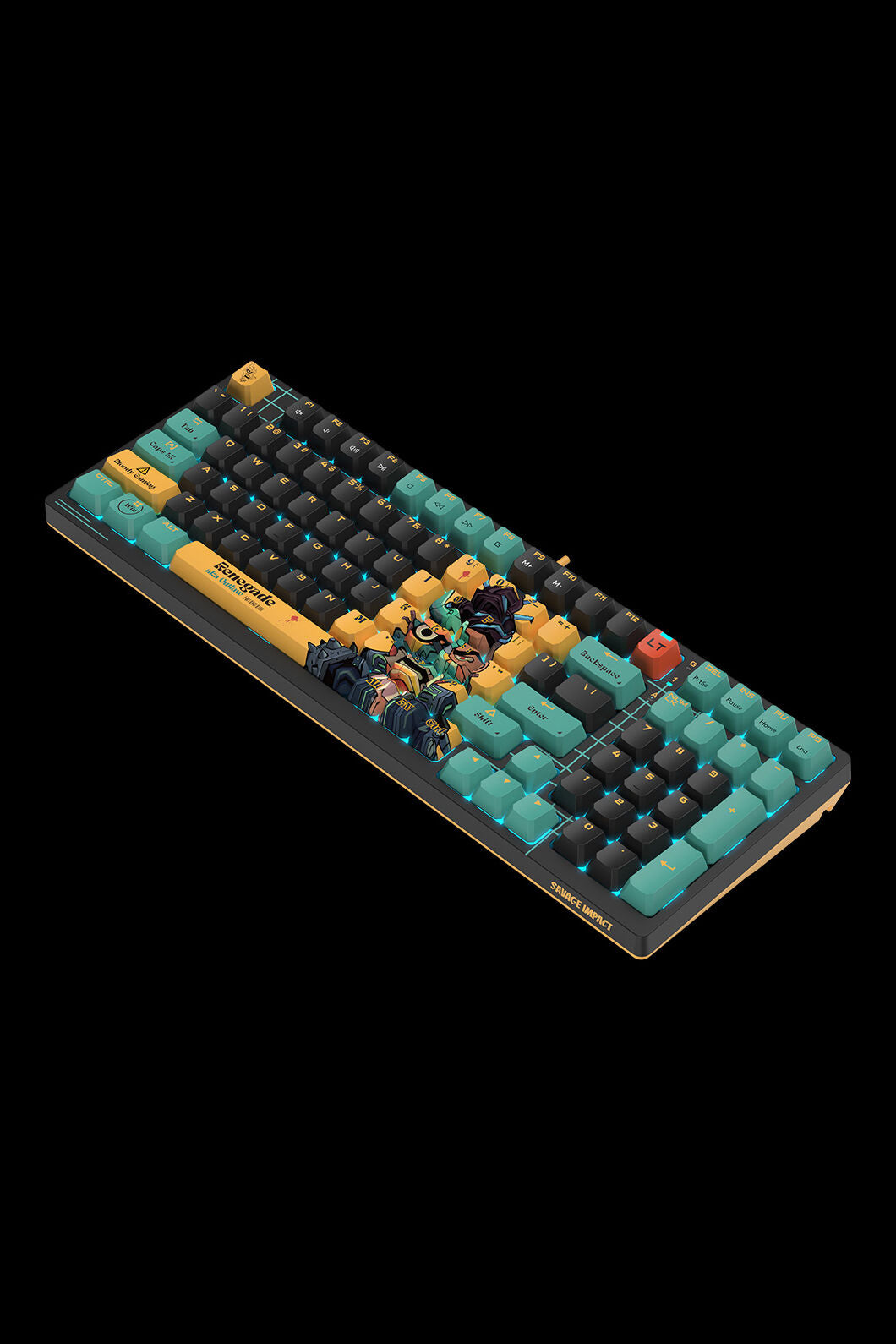 BLOODY - AT98 Optical Switch Mechanical Keyboard - renegade