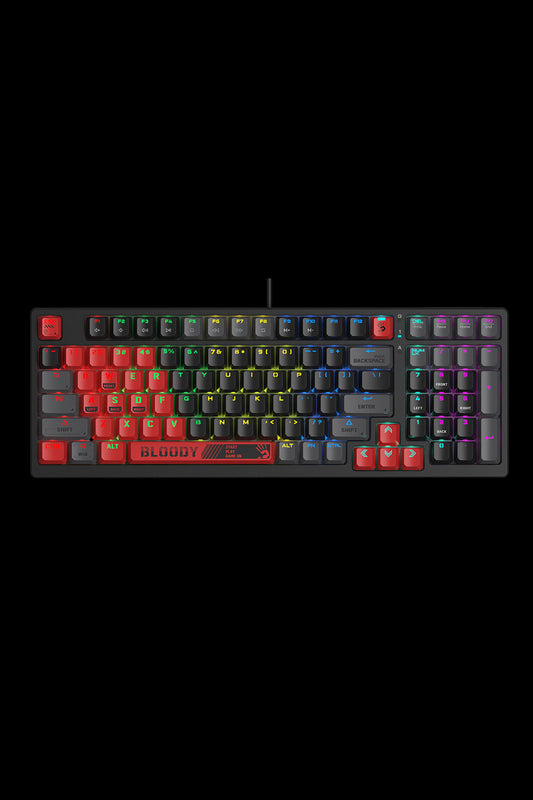 BLOODY - S98 BLMS Mechanical Keyboard 80% - sports-red