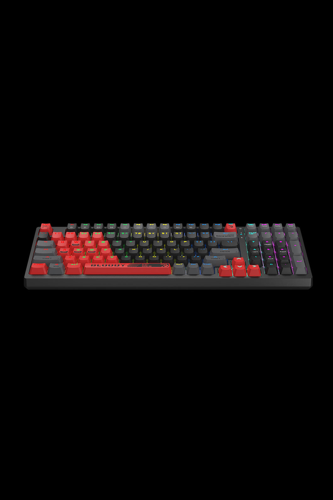 BLOODY - S98 BLMS Mechanical Keyboard 80% - sports-red