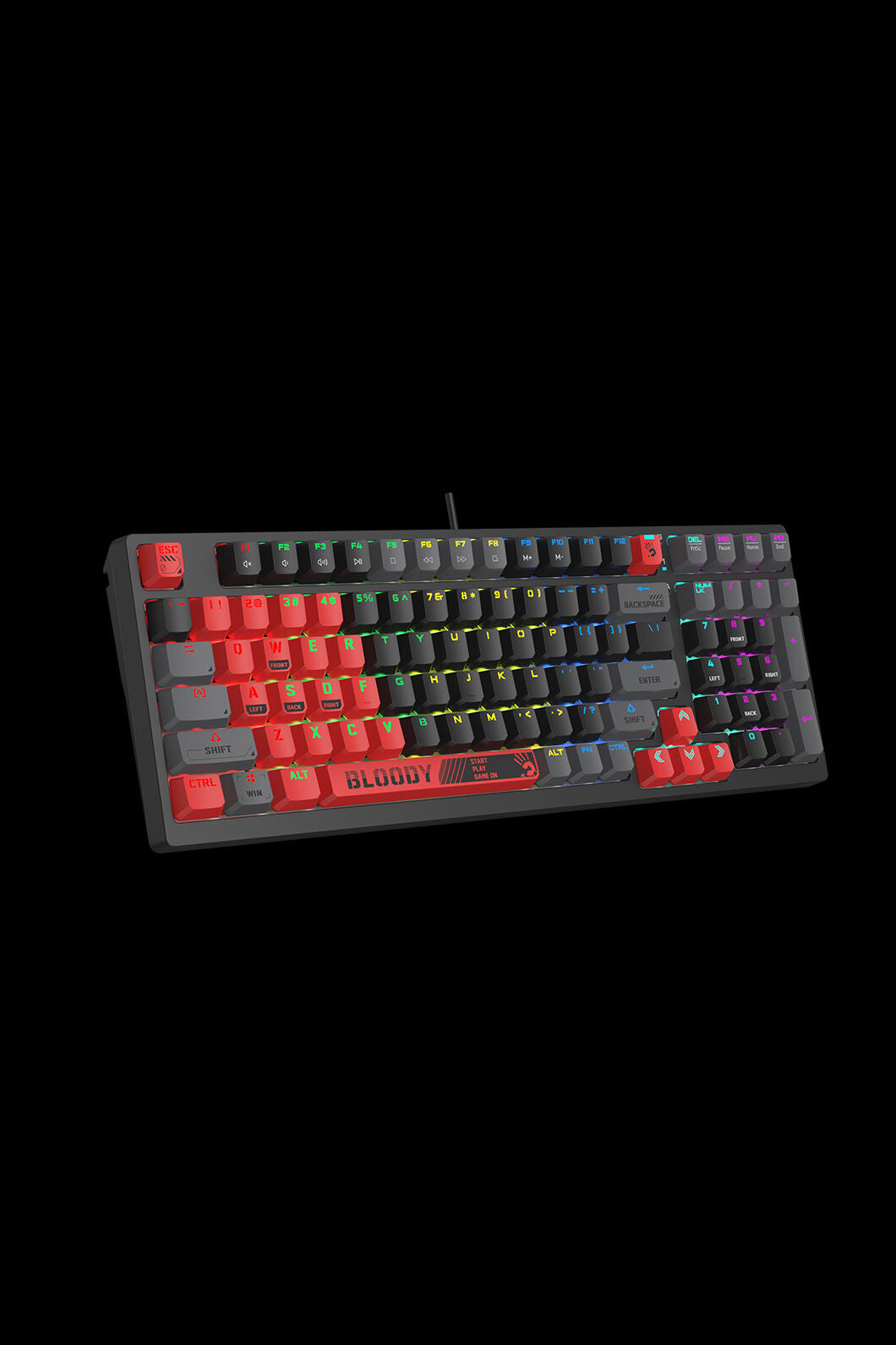 BLOODY - S98 BLMS Mechanical Keyboard 80% - sports-red