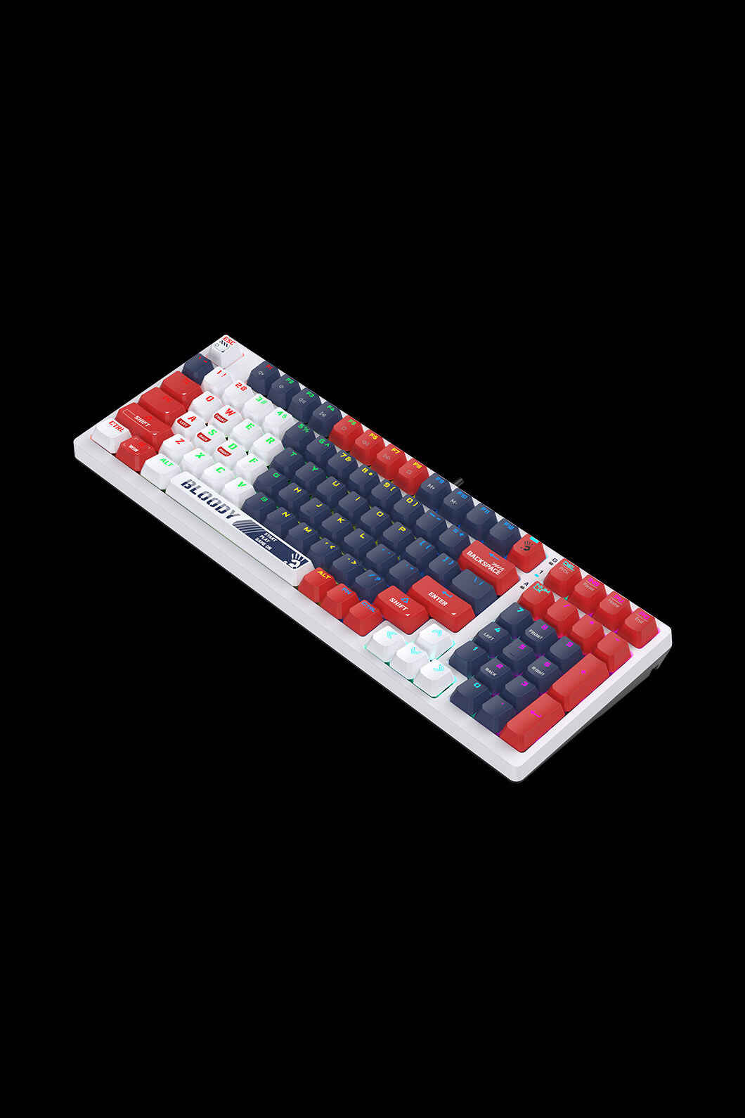 BLOODY - S98 BLMS Mechanical Keyboard 80% - sports-navy