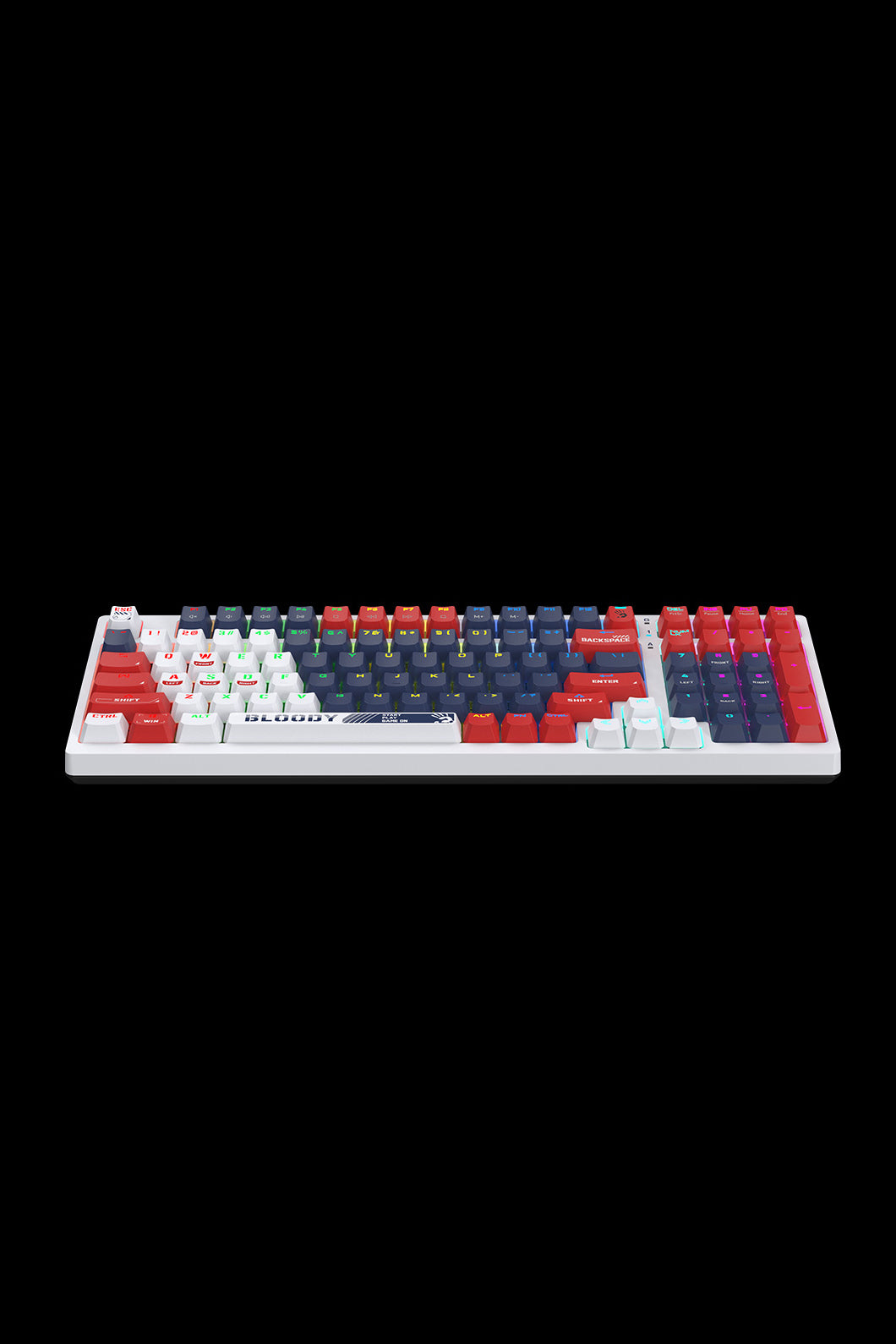 BLOODY - S98 BLMS Mechanical Keyboard 80% - sports-navy