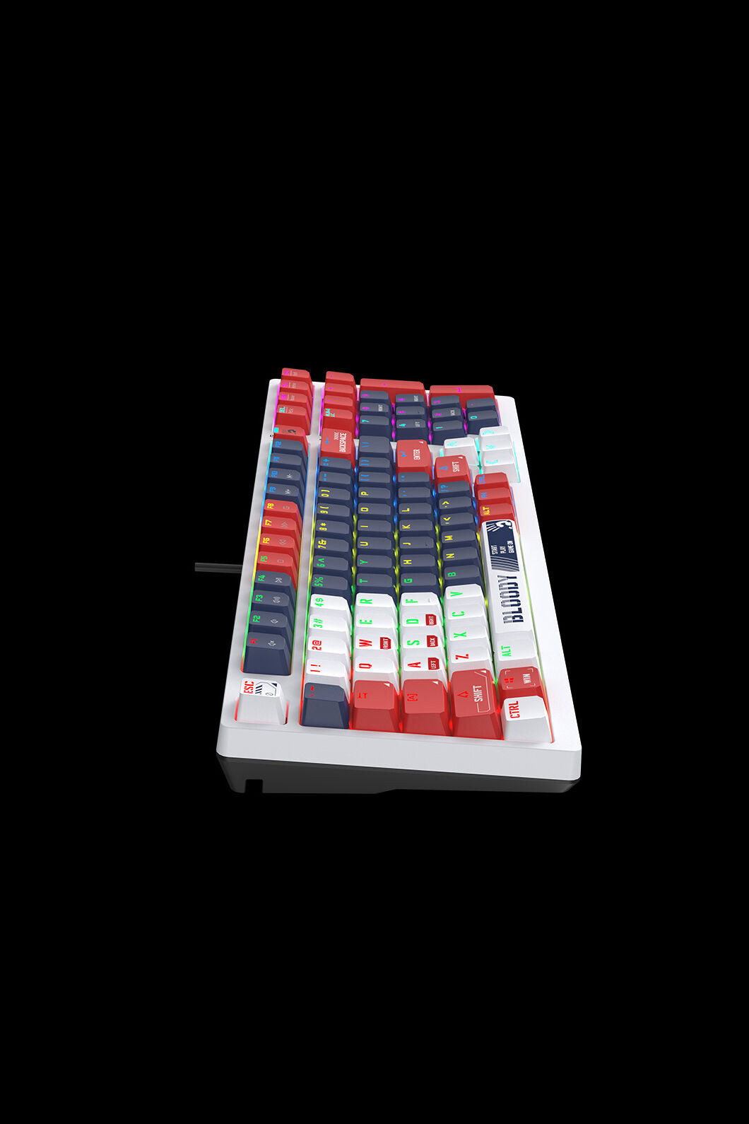 BLOODY - S98 BLMS Mechanical Keyboard 80% - sports-navy