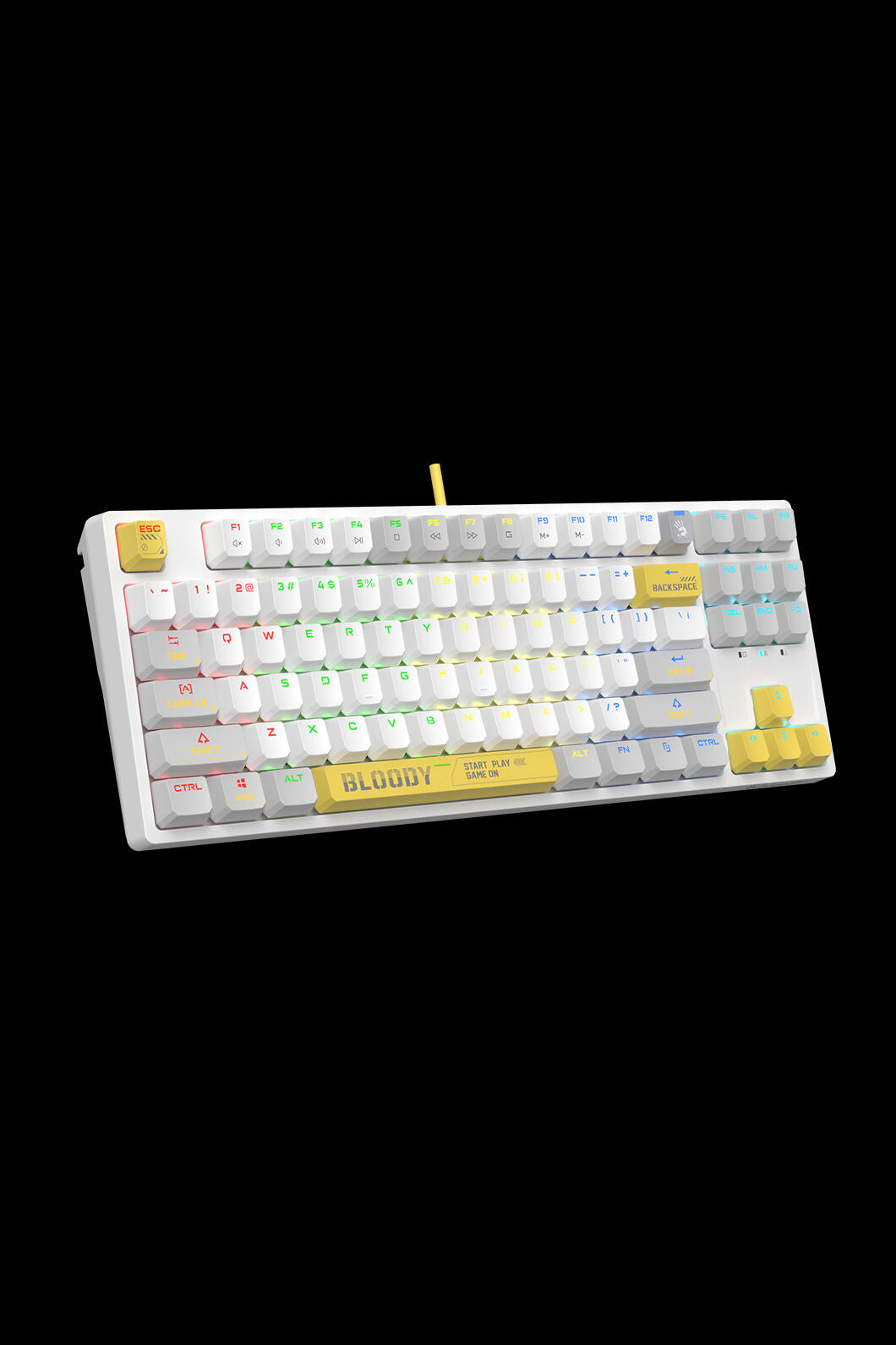 BLOODY - S87 BLMS Mechanical Keyboard 75% - energy-white