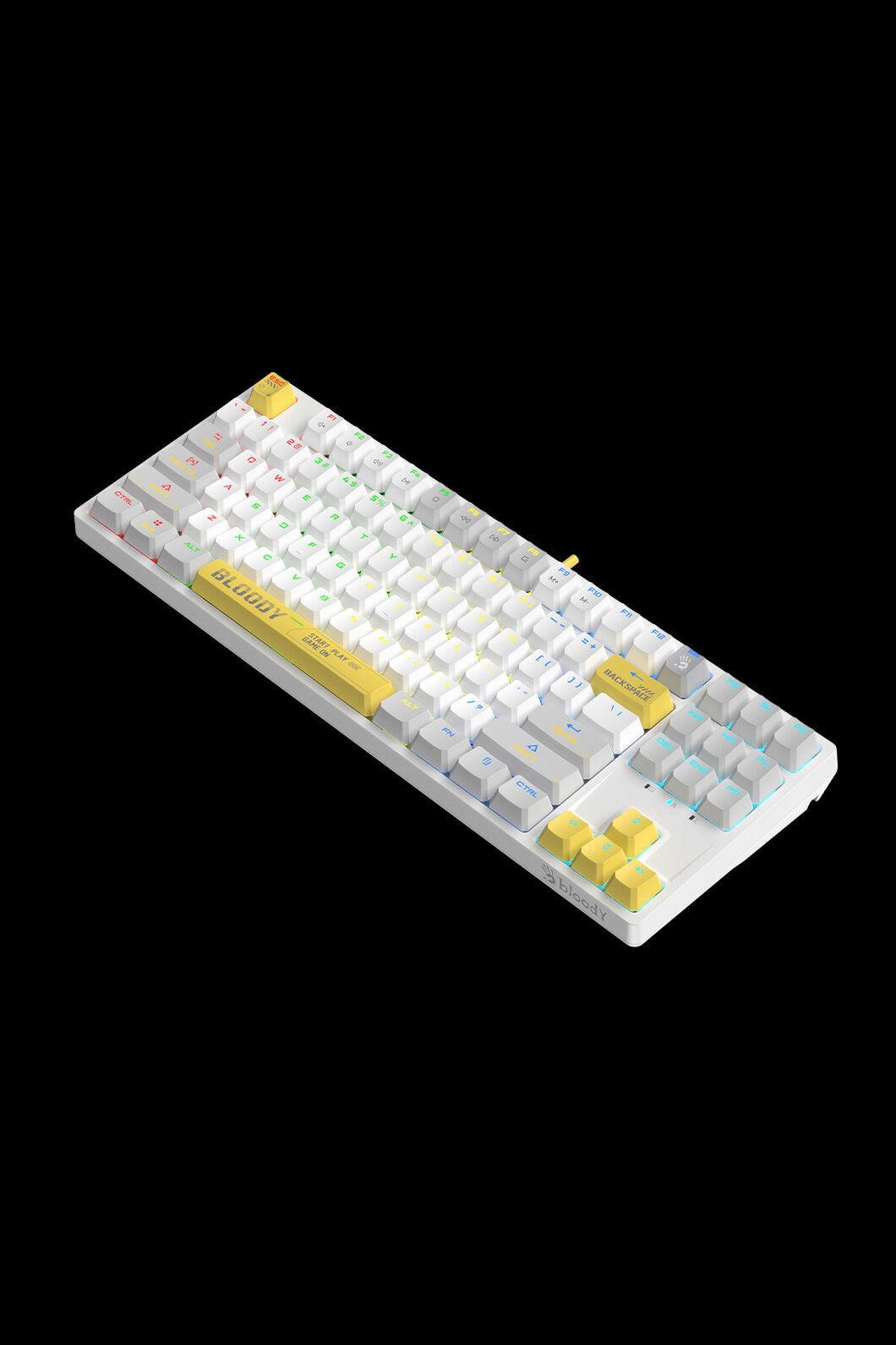 BLOODY - S87 BLMS Mechanical Keyboard 75% - energy-white