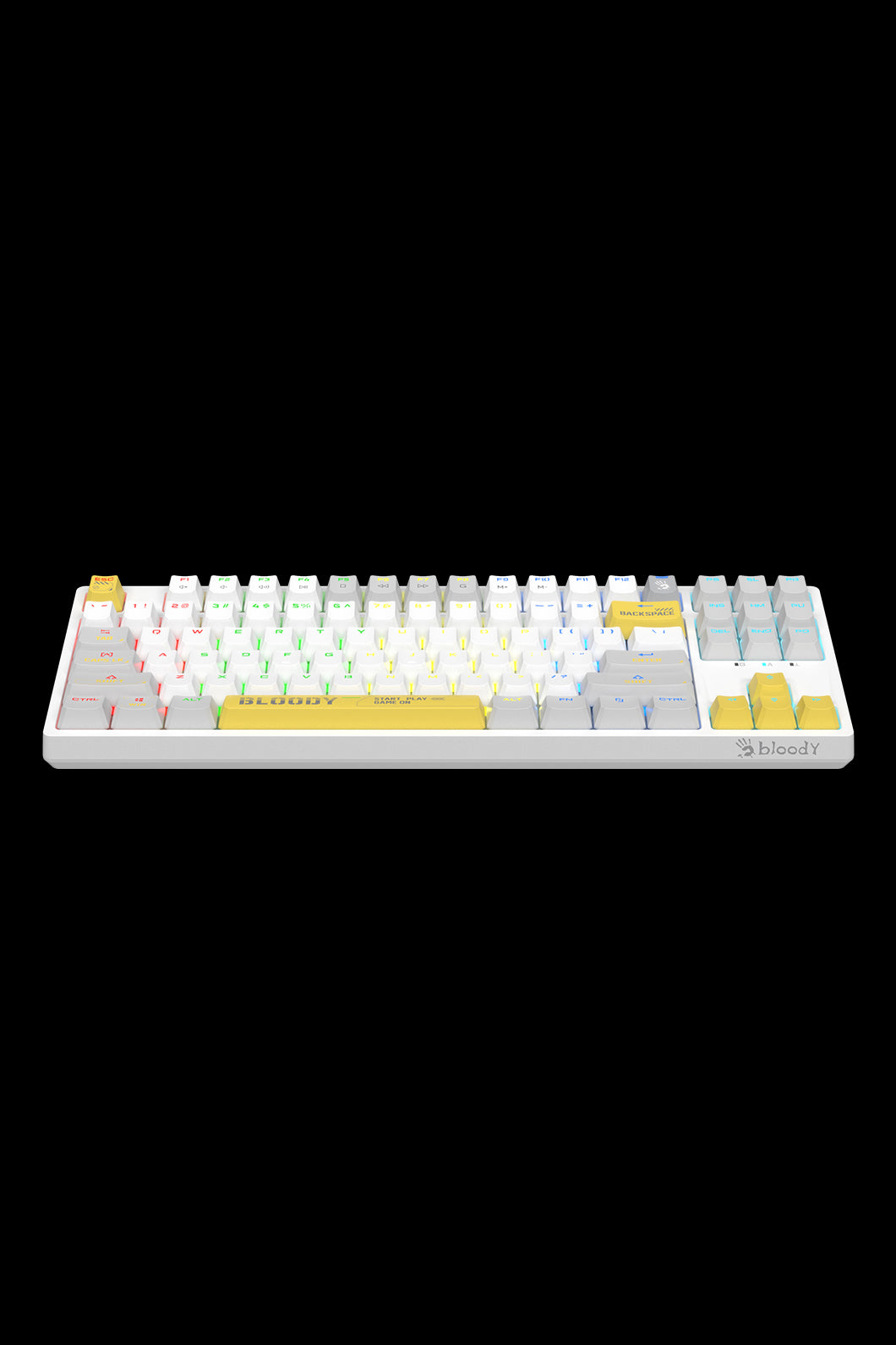 BLOODY - S87 BLMS Mechanical Keyboard 75% - energy-white
