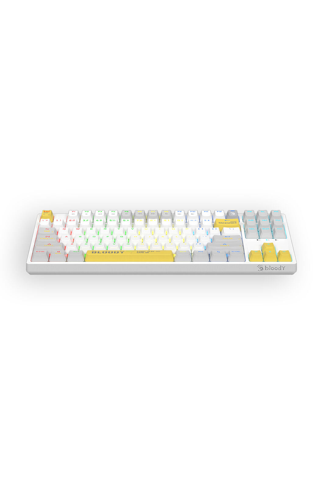 BLOODY - S87 BLMS Mechanical Keyboard 75% - energy-white