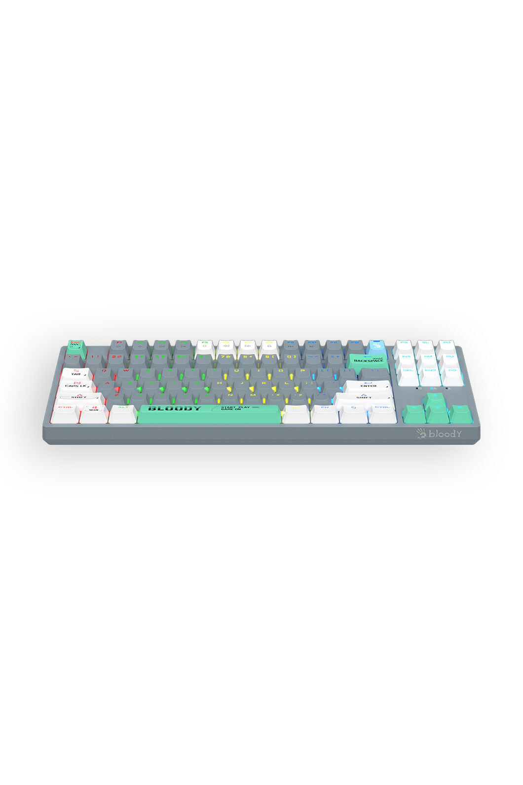 BLOODY - Bloody S87 Energy Ash TKL BLMS Mechanical Keyboard - energy-ash