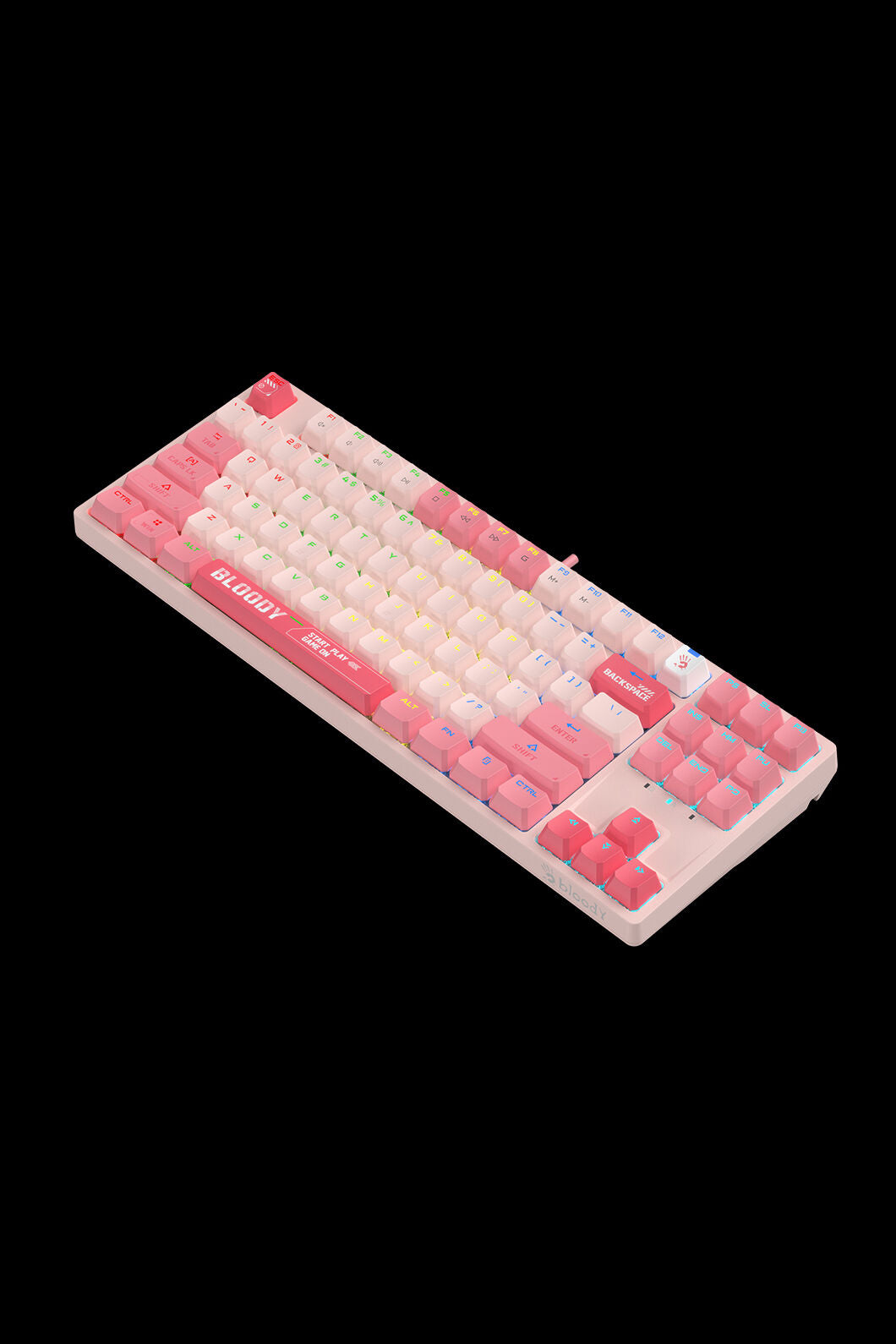 BLOODY - S87 BLMS Mechanical Keyboard 75% - energy-pink