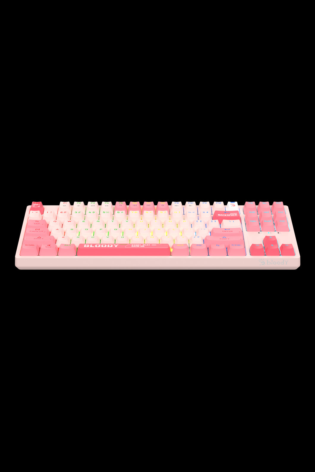 BLOODY - S87 BLMS Mechanical Keyboard 75% - energy-pink