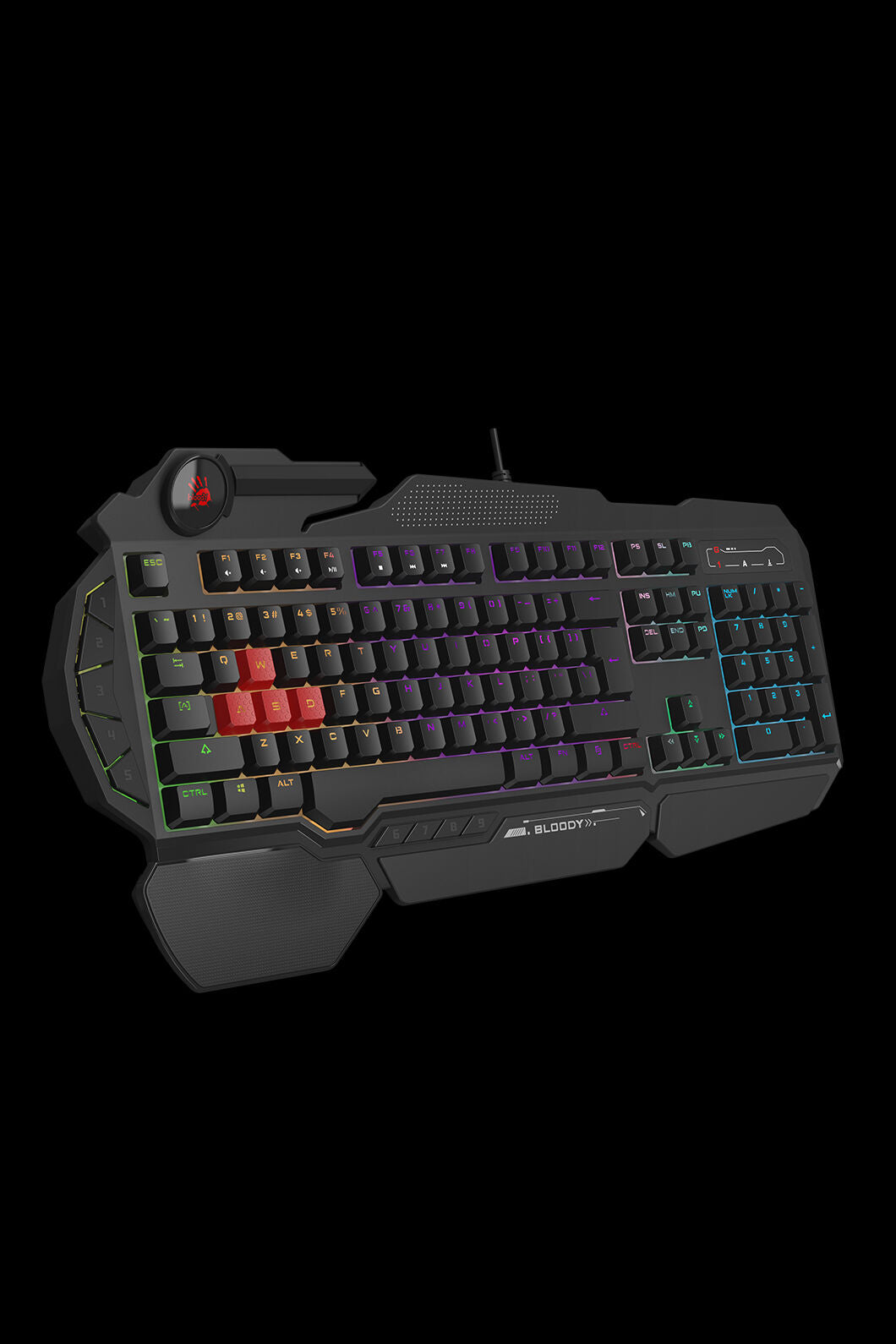 BLOODY - B310N Neon Illuminated Keyboard - black