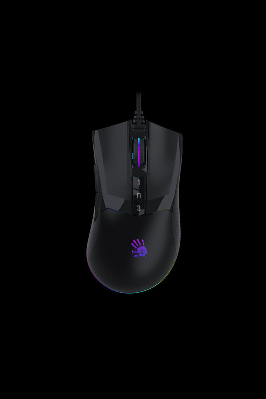 BLOODY - W90 Max RGB 10,000 CPI Mouse - stone-black