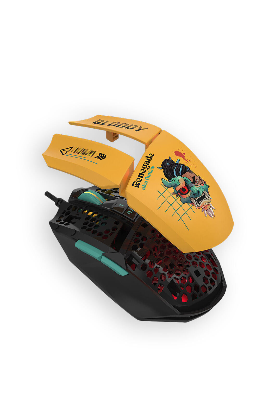 BLOODY - W63 Max RGB Gaming Mouse - renegade
