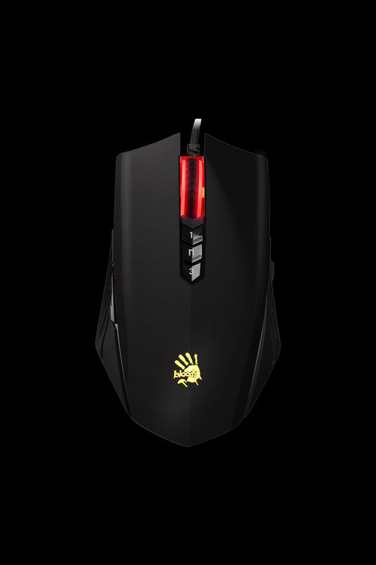 BLOODY - A70 LS Act Wired 6200 CPI Mouse - matte-black