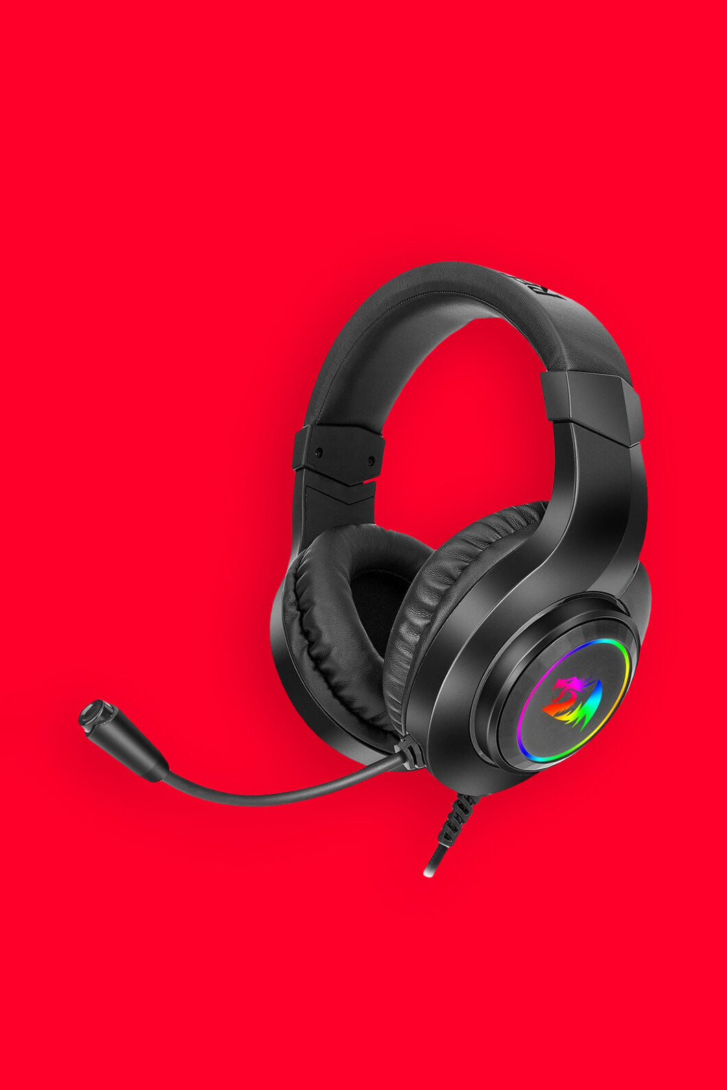 REDRAGON - H260RGB Hylas Standard Headset - black