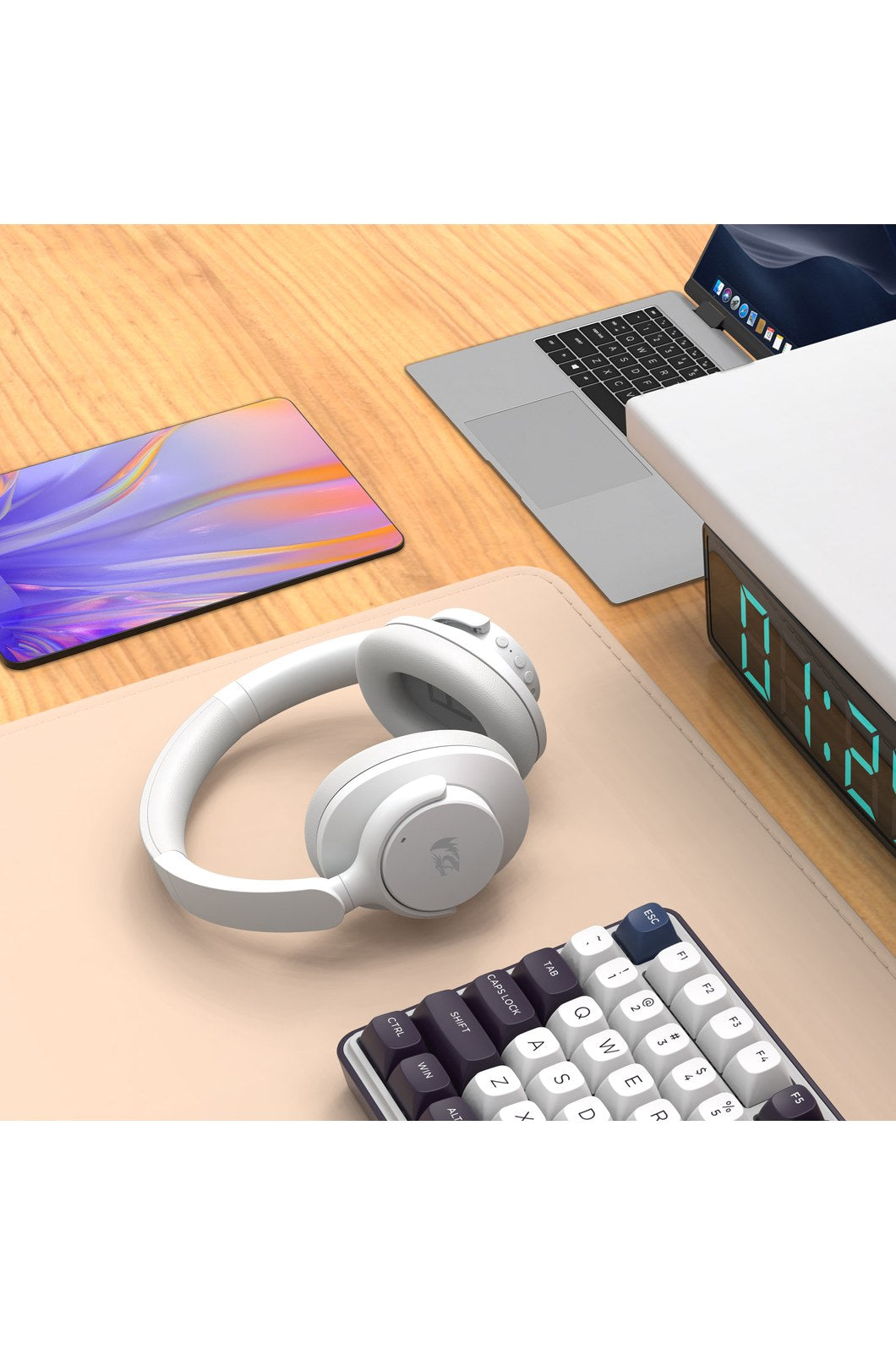 REDRAGON - H610W VCore 600X ANC Headphone - white